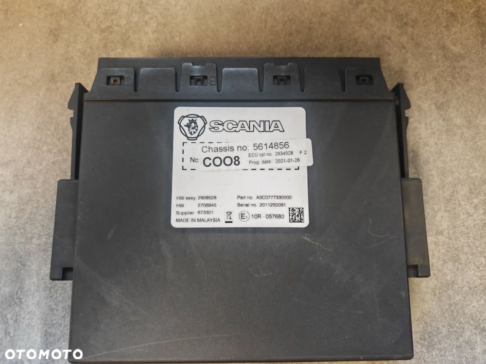 STEROWNIK KOMPUTER ECU C008 SCANIA 2021r. 2934528 5620131 - 1