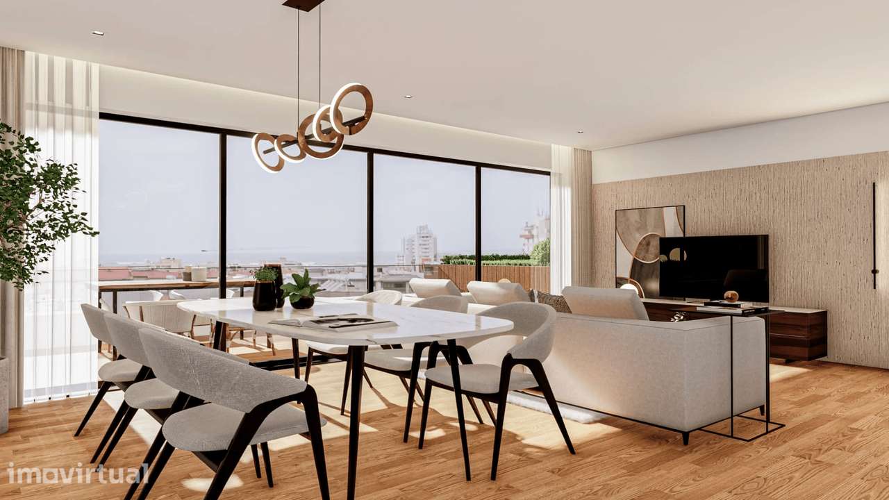 Excelente apartamento T3 novo e recuado em Espinho - Grande imagem: 3/40