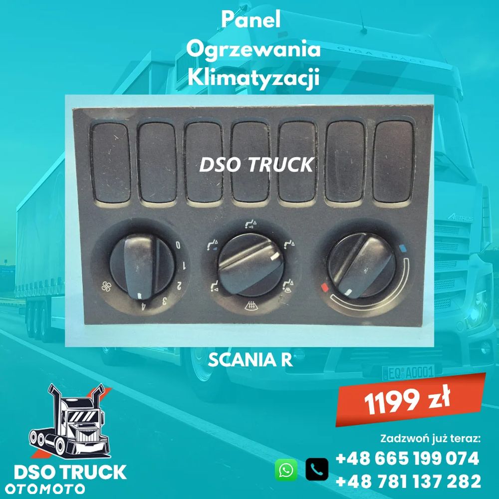 1797411 Panel Ogrzewania Klimatyzacji SCANIA R - 1
