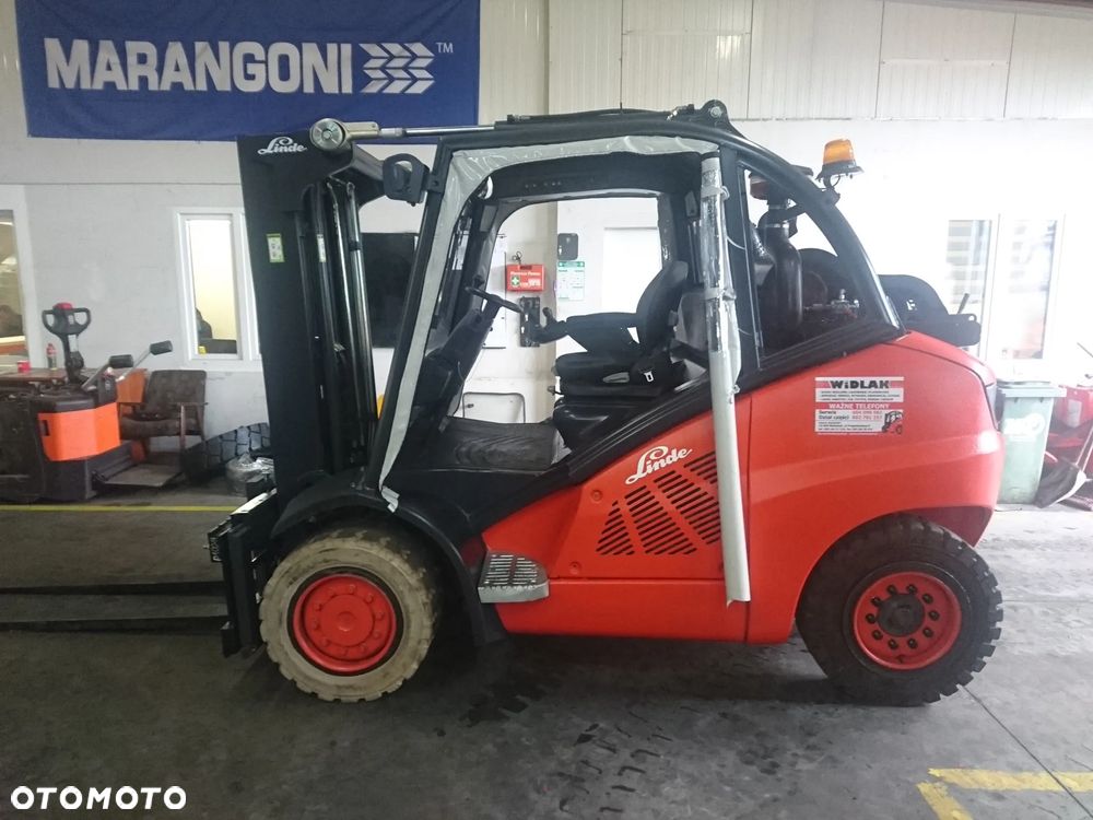 Linde [2014] WÓZEK WIDŁOWY LINDE H50T GAZ 5ton kontener - 4