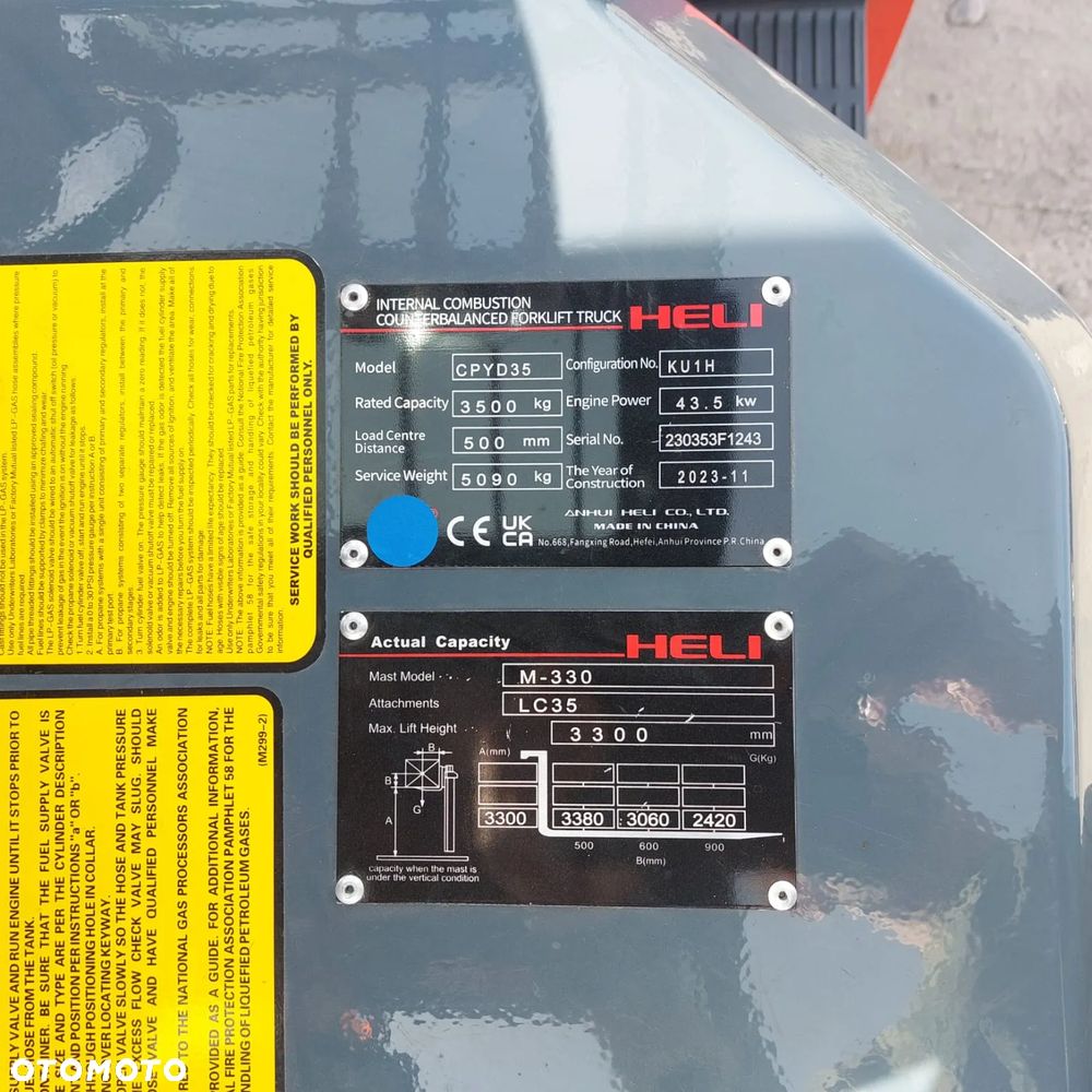 Heli HELI CPYD35-KU1H-IC MASZT DUPLEX 3300 MM - 4