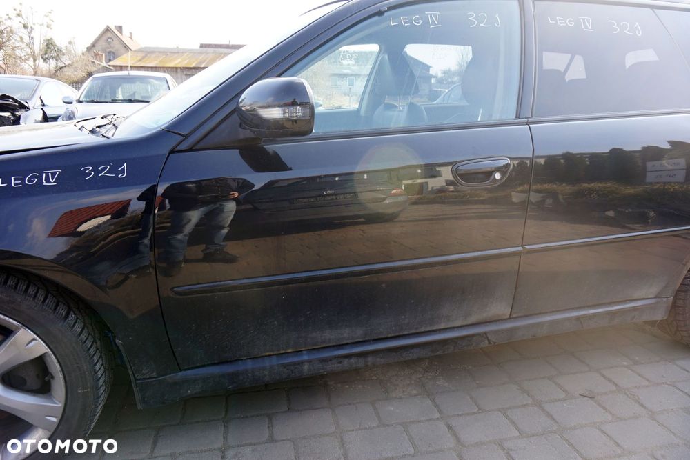 DRZWI PRZEDNIE LEWE LEGACY IV BL LIFT KOMBI 32J  CZARNY SUBARU 2006-2009 - 4