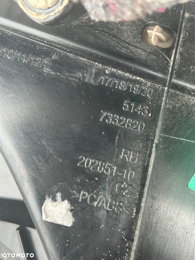BMW X1 F48 TAPICERKA OSŁONA SŁUPKA TYLNEGO TYŁ PRAWY 7332820 - 3