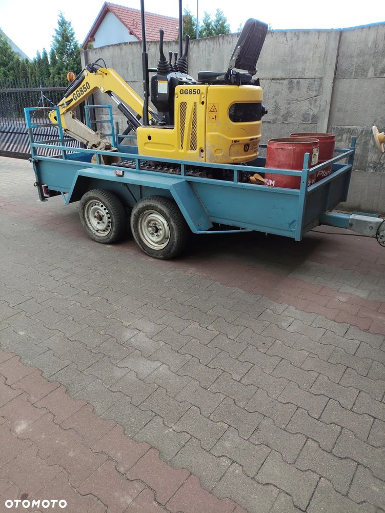 Inny Przyczepa dwuosiowa DMC 2t. pod Minikoparkę - 2