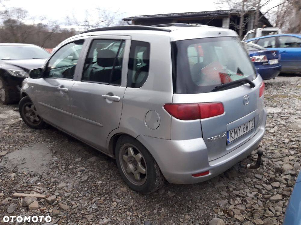 Mazda 2 dy 02-07 drzwi tył przód szyba zamek  w kolor 22V z szyba  w kolor 22V pas zderzak błotnik belka Szyba drzwi tył - 2