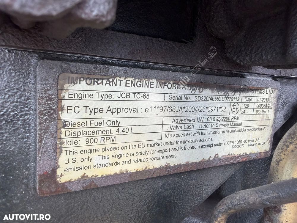 Injector JCB Delphi Common Rail Cod  OEM 320/06623 EJBR05001D / R05001D JCB 3 CX - 2