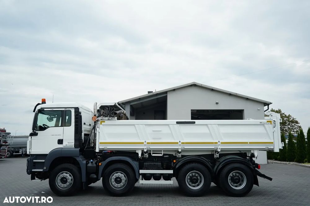 MAN TGS 35.420 / 8X4 / BASCULATOR 2 LATERAL / HYDRODOLT / MEILLER KIPPER / IMPORTAT - 13