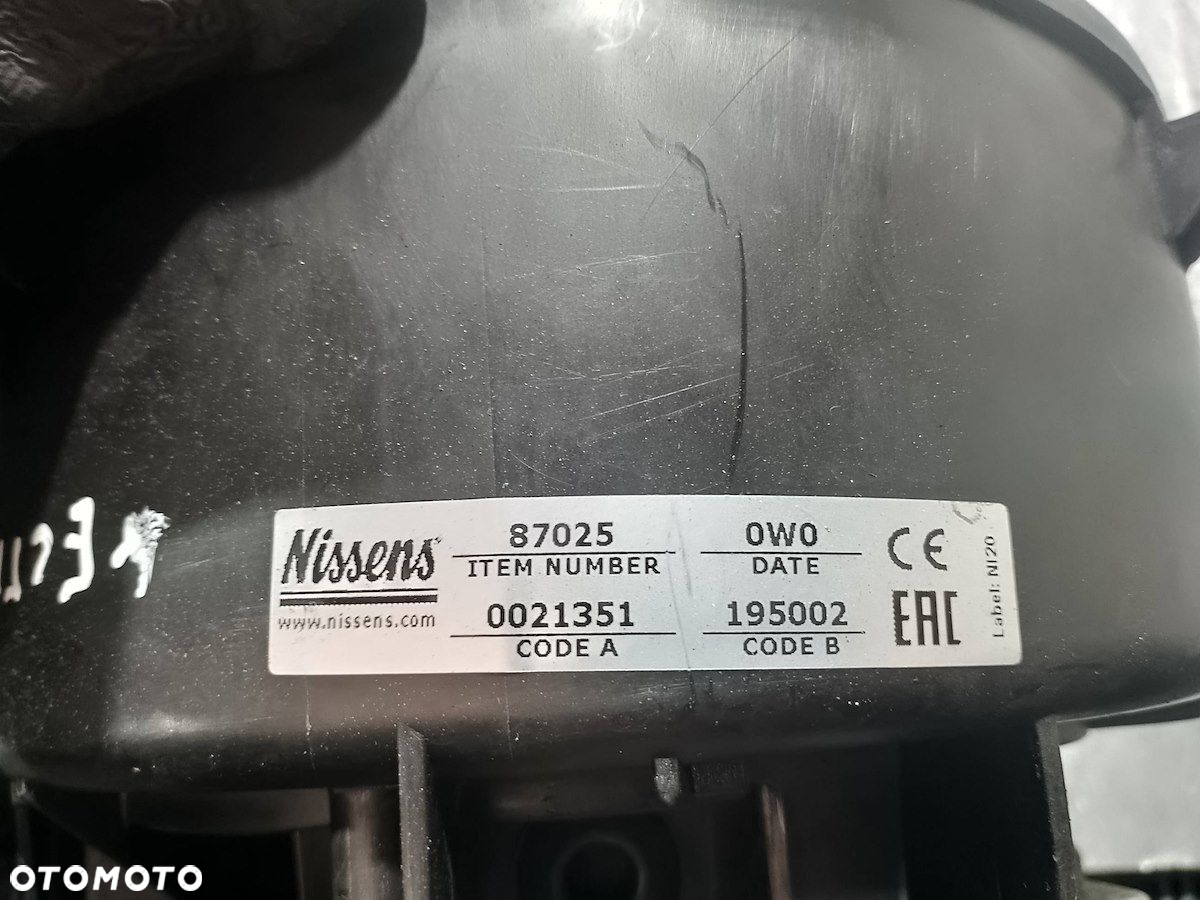 WENTYLATOR NAWIEWU, DMUCHAWA OPEL VECTRA C 1.9 CDTI - 9