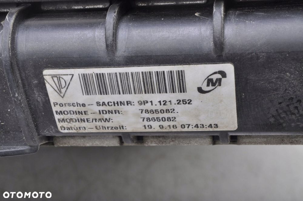 PORSCHE 718 CAYMAN 982 2.0 CHŁODNICA WODY 9P1121250A - 5
