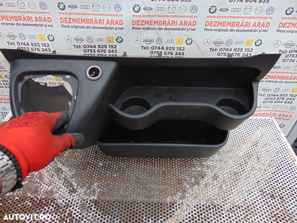 Suport pahare Renault Master trim bord Opel Movano Nissan nv400 cod 6321s852 rama centrala ornament - 2