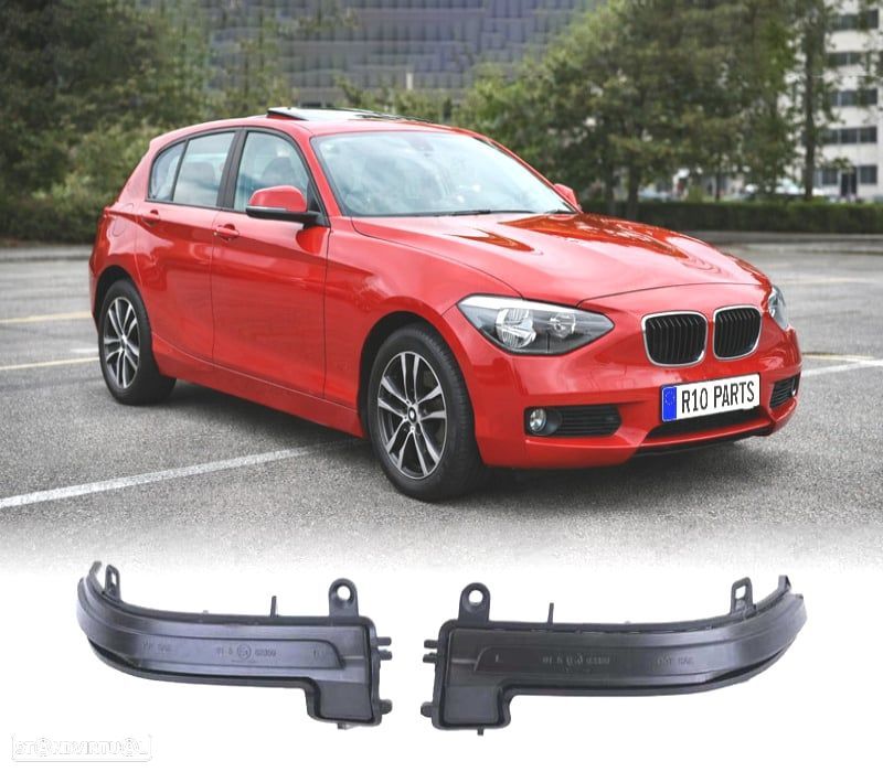 PISCAS DINÂMICOS DE ESPELHO RETROVISOR BMW F20 F21 F22 F30 F31 F32 F34 F35 E84 ESCURECIDOS - 1