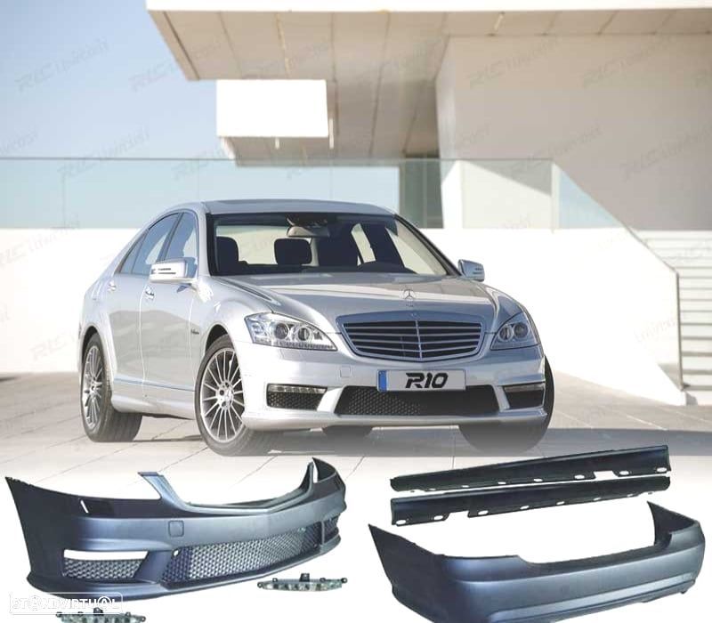 KIT CARROÇARIA MERCEDES CLASE S W221 05-11 LUZ DIURNA - 1