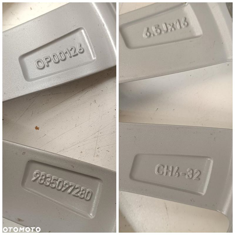 Alufelgi 4x108 16 Opel Mokka Citroen DS 3 2008 C4 Fiat 600 (F9048) - 8