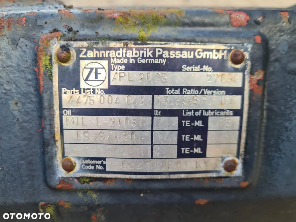 Przedni naped most agrotron deutz ZF APL-2025 - 7