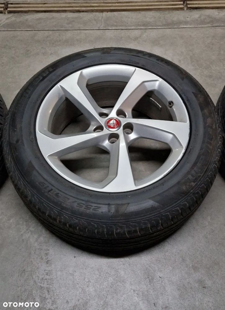 Koła z oponami 255 55 R19, alufelgi Jaguar, opony letnie 4SZT.  DOT0924 jak nowe + fullsize zapas - 6