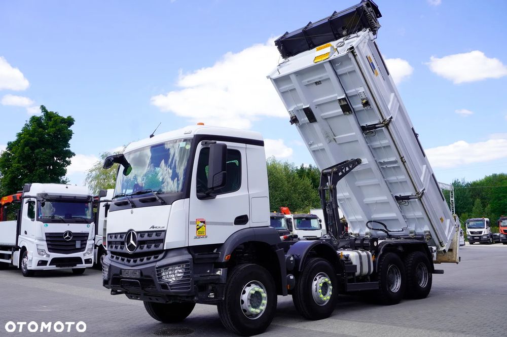 Iveco Arocs 3243 8x4 / 130 tys. km! / Wywrotka 2-stronna Meiller / hydroburta_259783 - 15