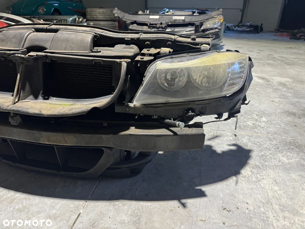 PRZÓD KOMPLETNY ZDERZAK MASKA PAS REFLEKTOR BMW E90 E91 LIFT BLACK SAPPHIRE - 13