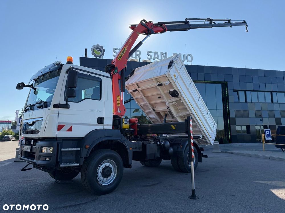 MAN TGM 18.340 4x4 PALFINGER PK 13001 HDS Żuraw Wywrotka - 8