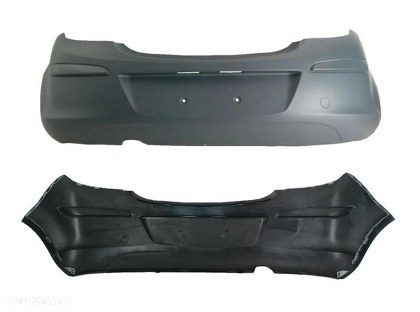 ZDERZAK TYLNY OPEL CORSA d 3-drzwi 2006-2014 grunt