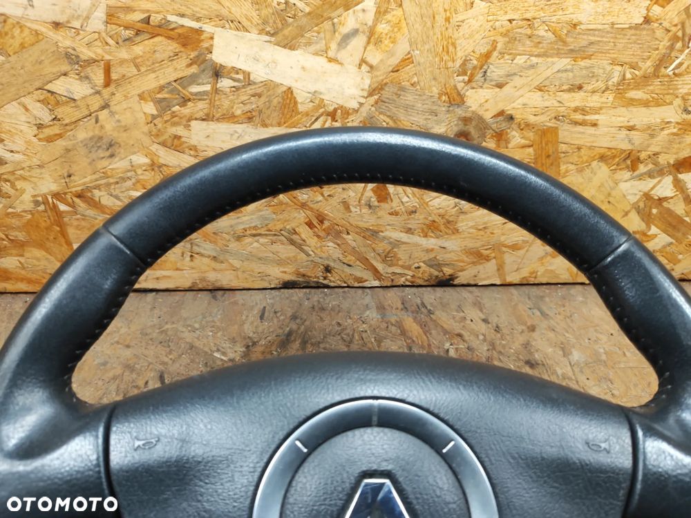 kierownica z poduszką SKÓRA airbag CZARNA do Renault laguna II 01-07r - 4