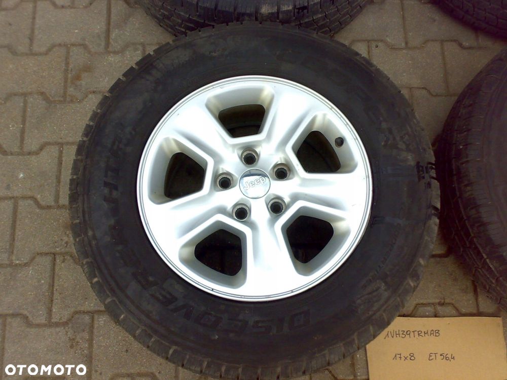 jeep grand cherokee wk2 2014 - koła orginał alu felgi opony 17'' idealne - 2