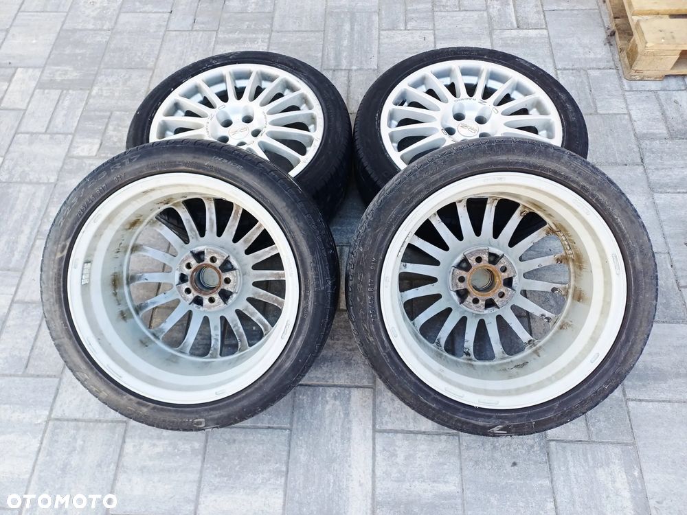 FELGI Z OPONAMI KOŁA ALUMINIOWE OZ RACING AUDI R17 5X100 ET35 57,1 mm OPONY PIRELLI P7 CINTURATO 225/45 LATO NR7 - 12