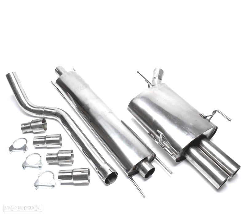 PANELA DE ESCAPE OPEL CORSA C 00-06 TUBOS RETOS - 1