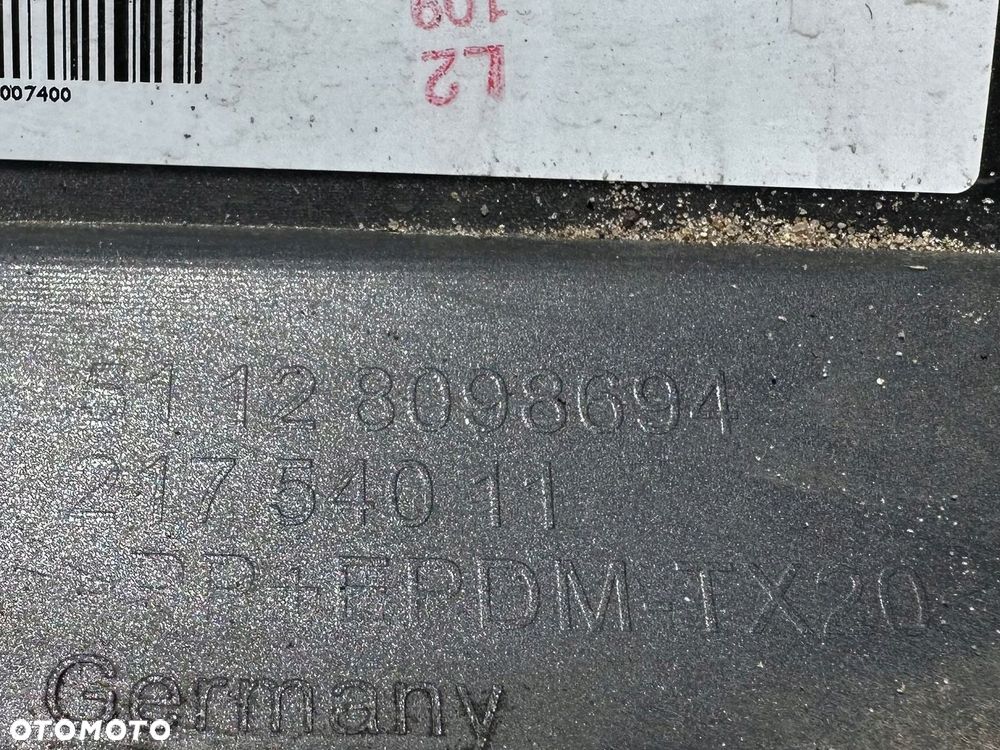 BMW 5 G30 G31 M-PAKIET 17-20 SPOILER DYFUZOR DOKŁADKA W ZDERZAK TYŁ - 7