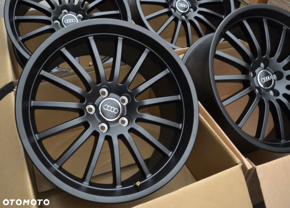 Felgi 19 5X112 Oryginał Audi A4 8W0 8K0 Czarne Mat Rant Nowe - 3
