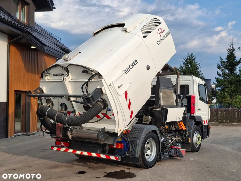 Mercedes-Benz Atego 1321 Zamiatarka BUCHER CityFant 5000 Euro 6 PM10 Rura Do Liści Studzienek Karcher Wysokiego Ciśnienia Napęd Hydrostatyczny - 18