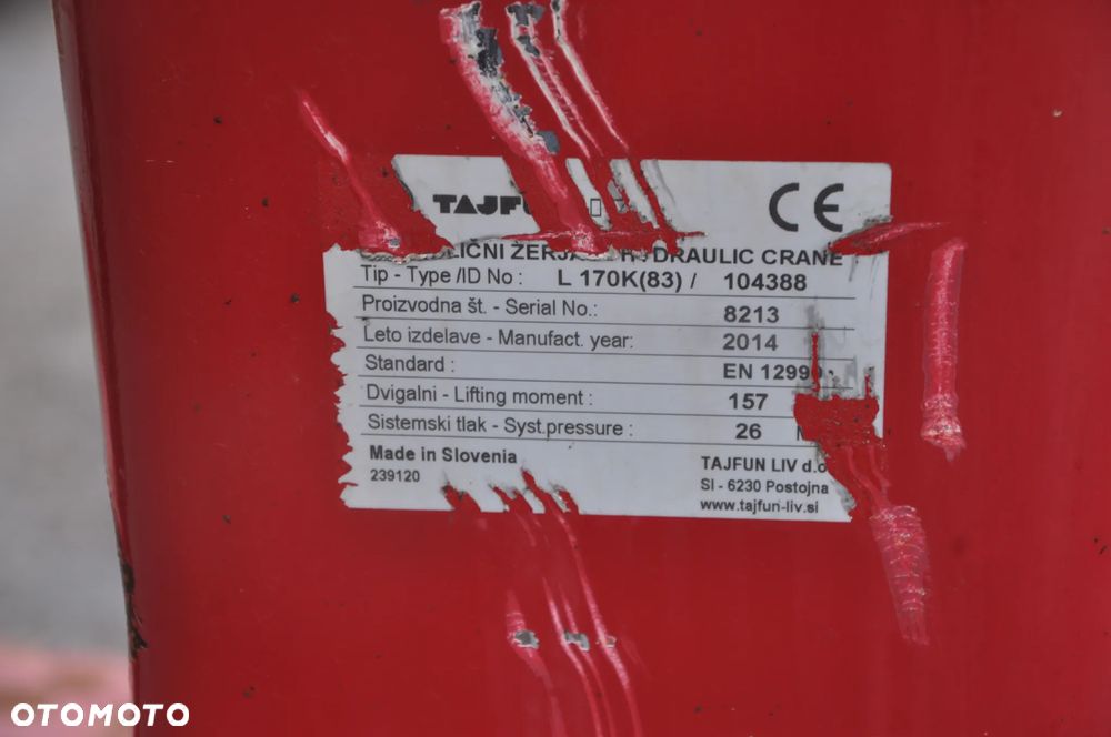 HDS HIAB PALFINGER TAJFUN L 170 K - 3