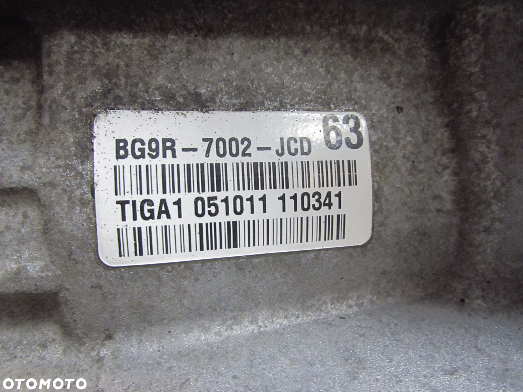 VOLVO S60 V60 MONDEO MK4 1.6 D D2 E-DRIVE 09- SKRZYNIA BIEGOW MANUALNA BG9R-7F096-BA BG9R-7002-JCD - 9
