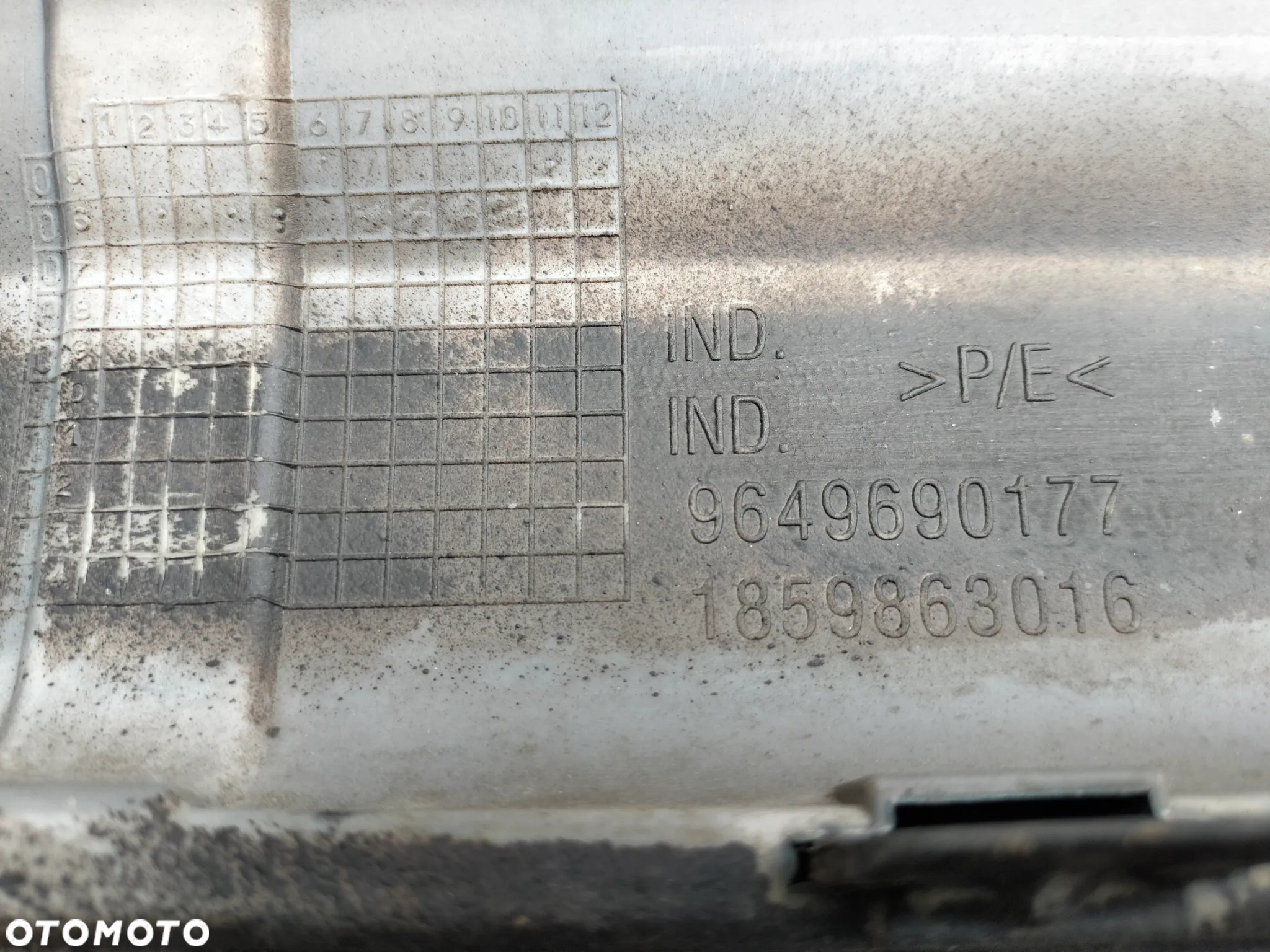Peugeot 207 hb zderzak tylny tył 9649690177 - 13