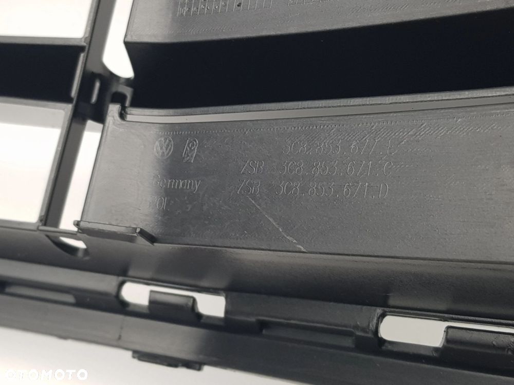 NOWA ORYGINALNA Atrapa Kratka chłodnicy Passat CC R-Line 3C8853677E - 3