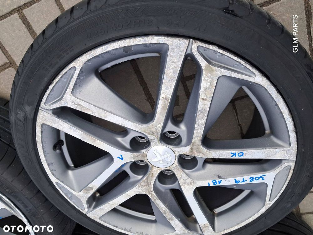 peugeot 308 ii t9 felgi aluminiowe 18" 5x108 et 48 9677989877 - 3