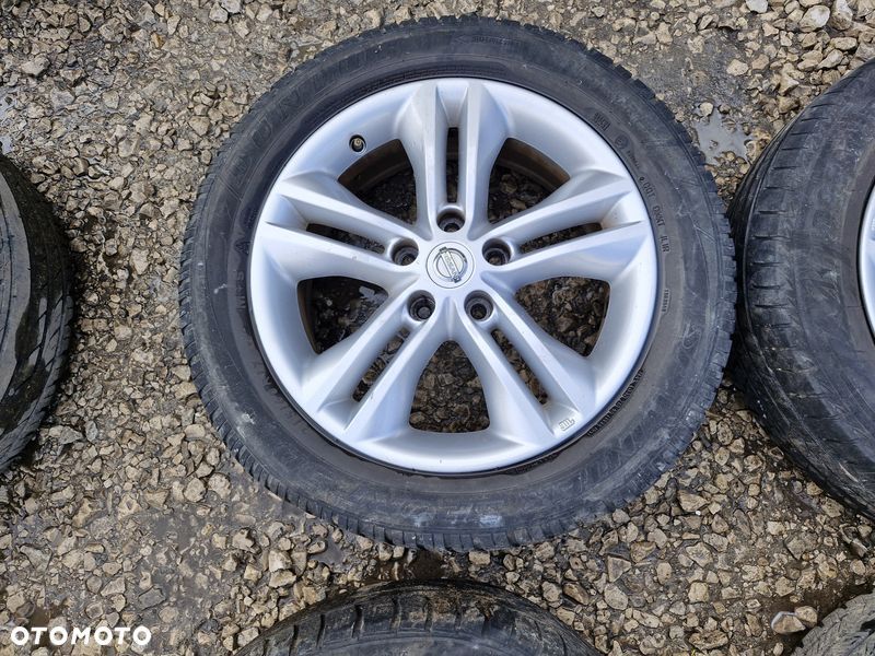 nissan qashqai ii j11 felgi aluminiowe alufelgi 17" cali 5x114.3 6,5j 40300br07a - 5