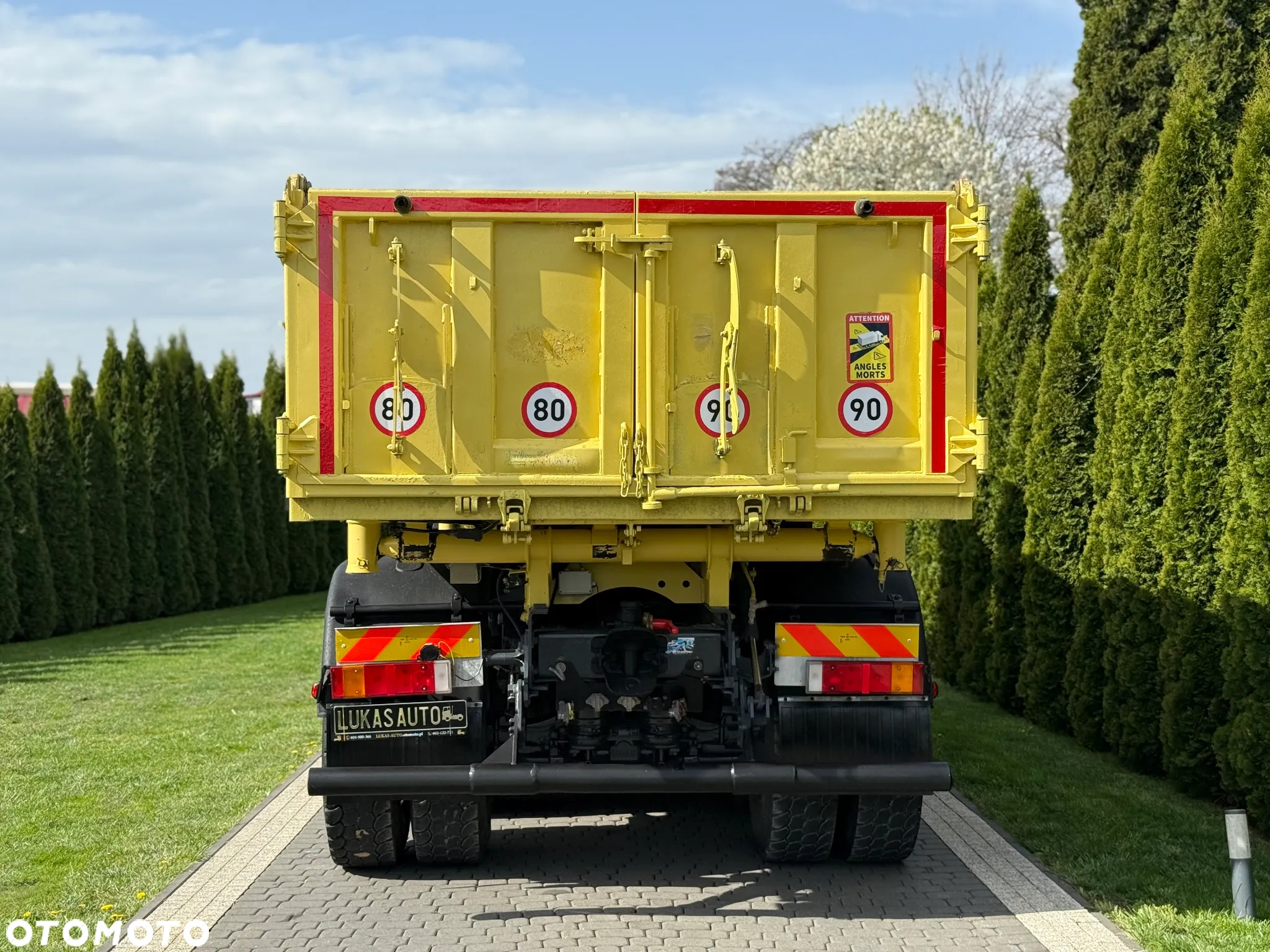 DAF CF 85.410 8X4 WYWROTKA HYDROBURTA - 8