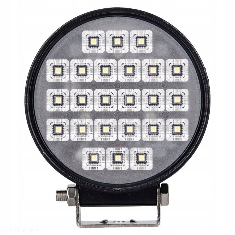 lampa robocza okrągła led 24 led z włącznikiem - 1