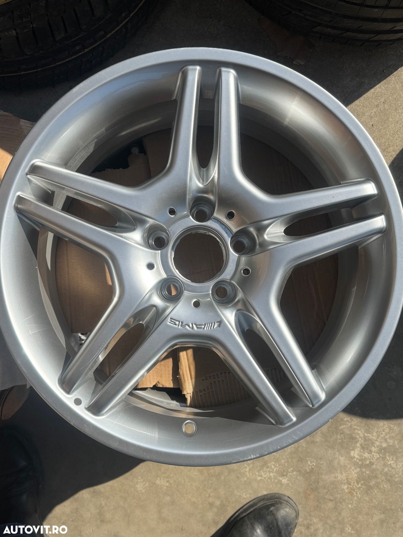 Vând 2 jante originale Mercedes E-class AMG pe 18” noi - 1