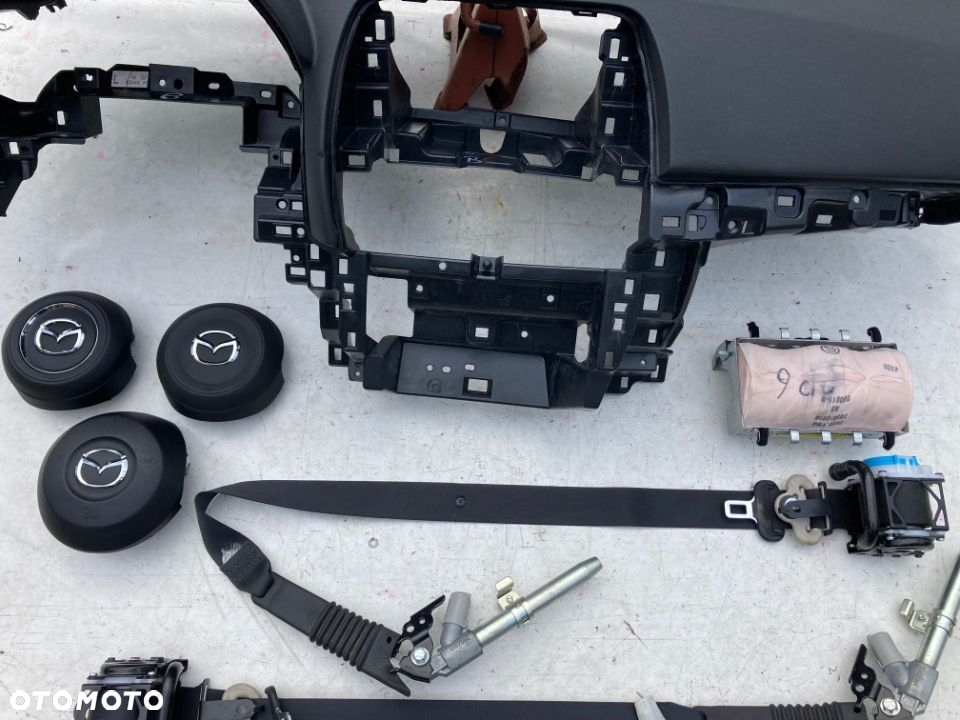 MAZDA CX5 CX 5 DESKA KONSOLA KOKPIT PULPIT PÓŁKA PARAPET PODUSZKI POWIETRZNE PODUSZKA POWIETRZNA KURTYNA KURTYNY AIRBAG FOTELA W FOTEL AIR BAG PASY PAS naprawa regeneracja EU USA KANADA - 5