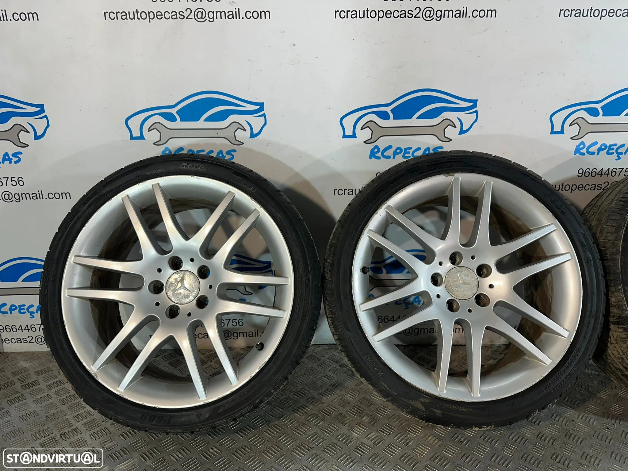 . Conjunto Jantes 18 Originais AMG Mercedes Benz 5x112 7,5J 8,5J ET36 ET30 - 6
