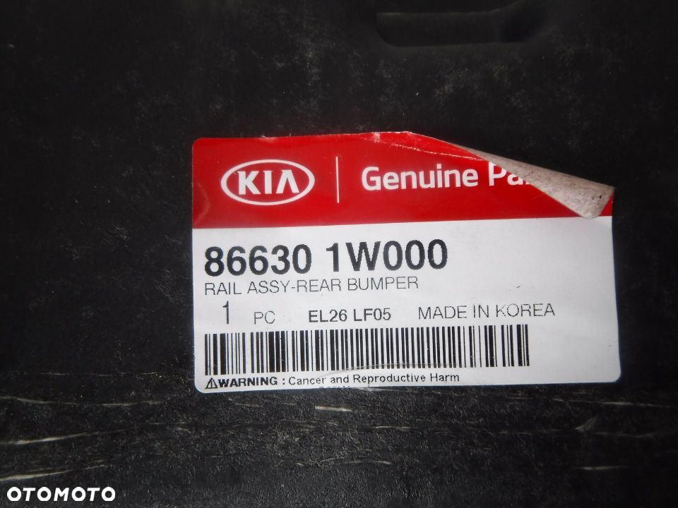 kia rio iv v yb 17r- belka zderzaka tył nowa oryginał stonic 866311w000 - 3