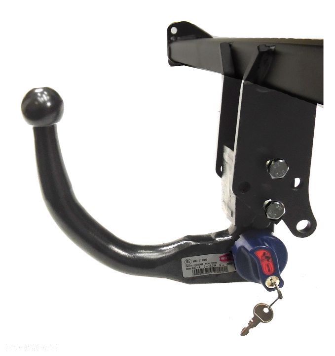 Hak Holowniczy Witter Automat Wypinany Pionowo Moduł 13 pin do Mitsubishi Outlander 3 III + Phev - 9