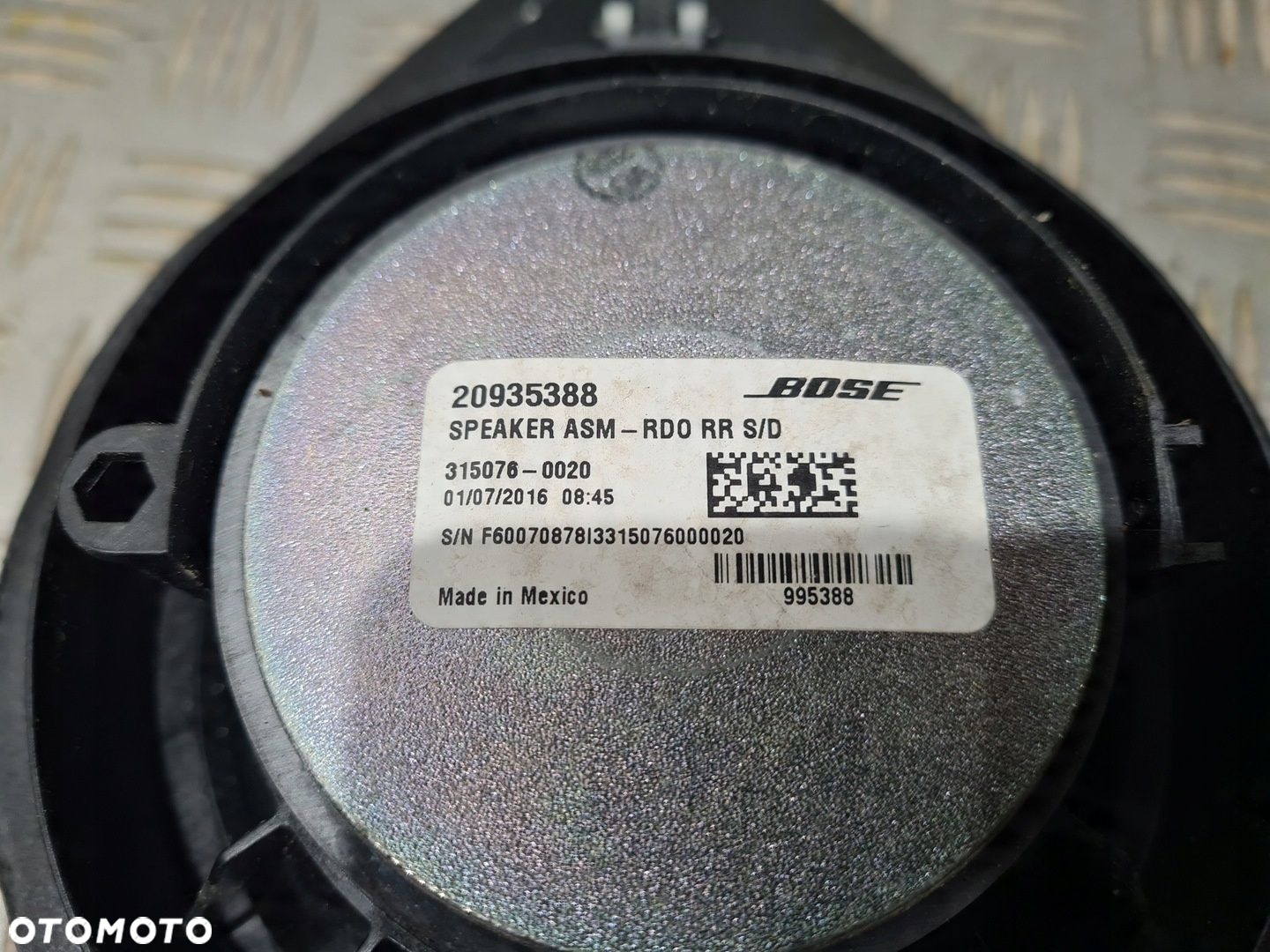 GŁOŚNIK GŁOŚNIKI SUBWOOFER KOMPLET BOSE OPEL INSIGNIA A LIFT - 6