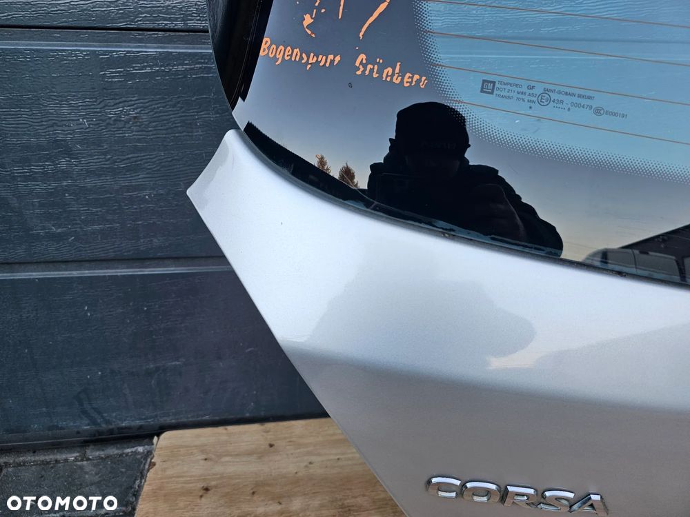 KLAPA BAGAŻNIKA TYŁ OPEL CORSA D 5 DRZWI 5D Z157 - 6