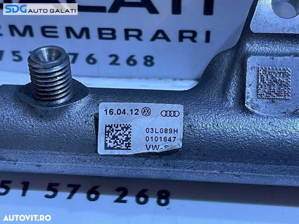 Rampa Presiune Injectoare Senzor Regulator VW Polo 6R 1.6 TDI CAY CAYA CAYB CAYC CLNA 2010 - 2018 Cod 03L130764A 03L906054A 03L089H [M8899] - 2