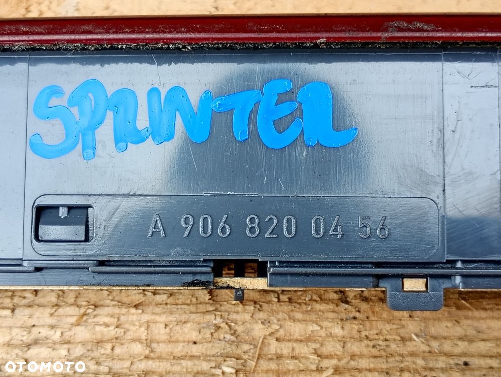 światło stop dodatkowe dachowe lampa vw crafter mercedes sprinter W906 A9068200456 - 4
