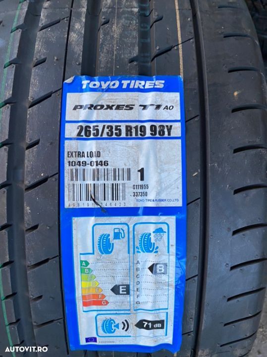 vand 2 anvelope 265/35/19 toyo de vară noi - 2