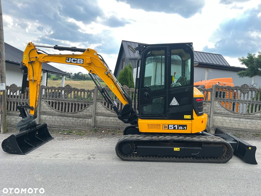 JCB 51R-1 | Koparka Gąsienicowa JCB 51 R | 5 Ton | Zerowy Obrys | Minikoparka | Super Stan | Sprowadzona | - 6