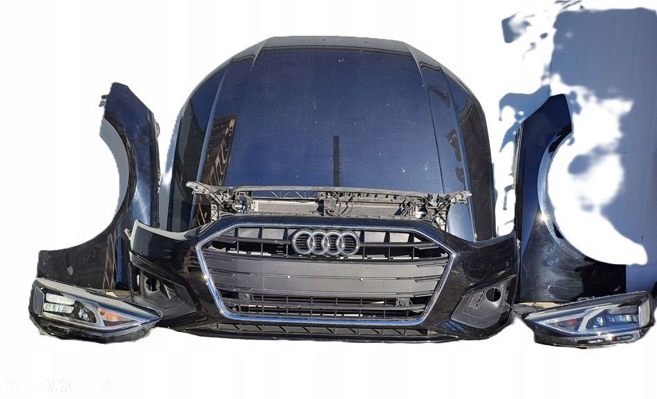 audi a4 b9 8w lift 20-24r maska zderzak pas błotnik led ly9b - 1